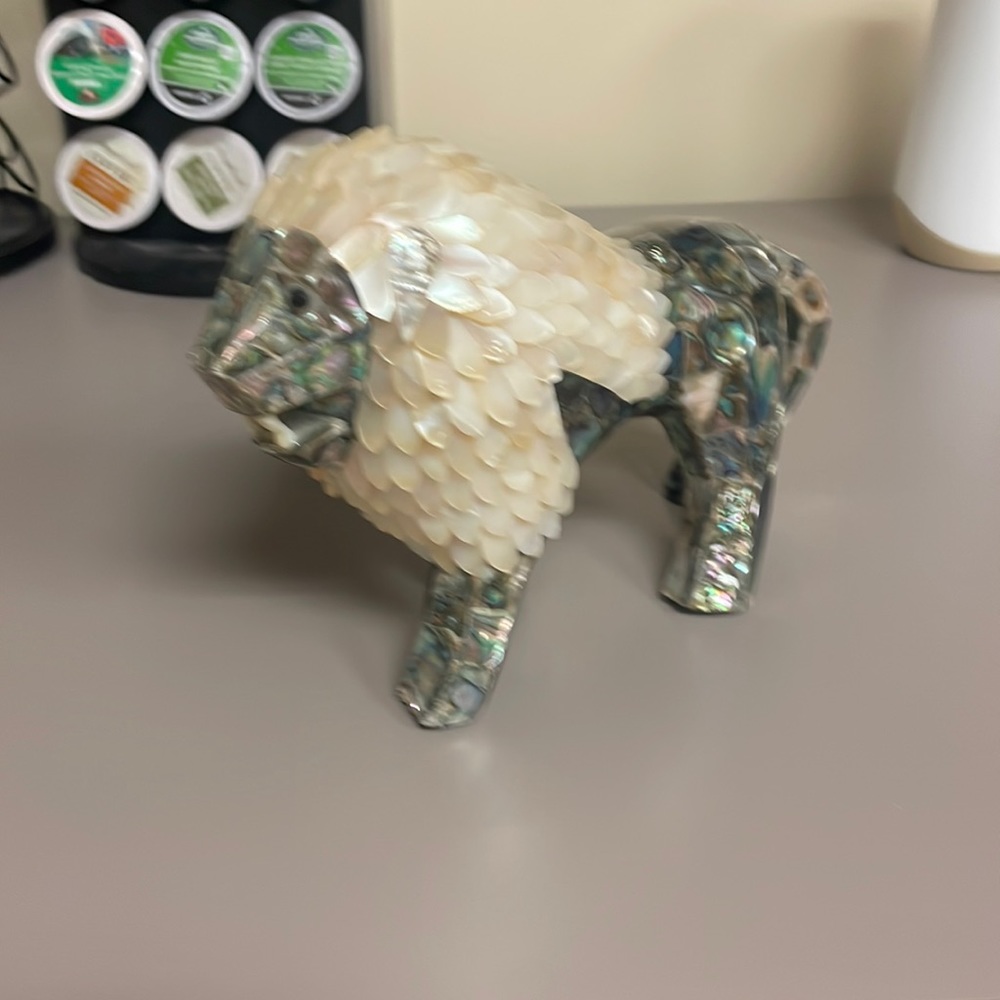 Lion made of fish bone!